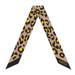 Gucci Accessories | Gucci Silk Neck Bow Twilly Scarf In Leopard Print Brand New Never Used | Color: Black/Brown | Size: 32" X 2"
