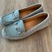 Coach Shoes | Coach Arlene Pale Blue Suede Loafer Size 7 Excellent Condition | Color: Blue | Size: 7
