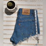 Levi's Shorts | 750 Vintage Levi Denim Shorts | Color: Blue | Size: 25