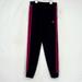 Adidas Bottoms | Adidas Girls Size Large Active Wear Jogger Sweat Pants Black Pink Stripes Logo | Color: Black/Pink | Size: Lg