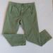 J. Crew Pants & Jumpsuits | J. Crew Canvas Hiking Cropped Ankle Pants 6 Green | Color: Green | Size: 6