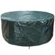 PATIO PLUS Outdoor Furniture Covers Round Patio Table Cover Waterproof - Garden Furniture Set Covers Circular for Patio Table and Chairs Set - Extra Large 300x90cm Green