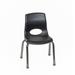 Children's Factory Myposture Plus 10" Classroom Chair Plastic/Metal in Gray | 20.5 H x 12.5 W x 12.25 D in | Wayfair AB8010BLC