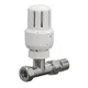 Pegler Yorkshire 42722 White Straight Thermostatic Radiator Valve