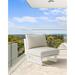 Meridian Furniture USA Patio Chair w/ Cushions in Gray/White | 33 H x 27.5 W x 33 D in | Wayfair 337Cream-Armless