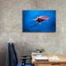 Latitude Run® 'Sycamore Reflection' By Thomas Haney, Giclee Canvas Wall Art, 18"X12" Metal in Blue/Orange | 26 H x 40 W x 1.5 D in | Wayfair