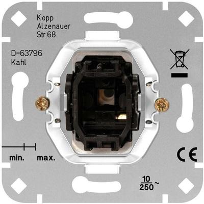 Kopp - Wechselschalter-Einsatz up IP20 1f 10AX 503600006 - Aluminium