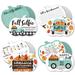 Big Dot of Happiness Happy Fall Truck - 4 Harvest Pumpkin Party Games - 10 Cards Each - Gamerific Bundle
