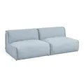 Gus Modern Nexus Armless 2 Piece Modular Sofa - KSMON2AS-PARLAK