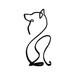 YUEHAO Desktop Ornament Clearance Dog Minimalist Arts Sculpture Personalized Gift Metal Decoration