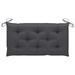 Garden Bench Cushion Anthracite 39.4x19.7 x2.8 Fabric