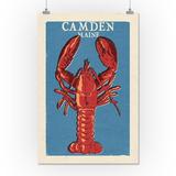 Camden Maine Lobster Woodblock