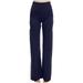 Mrat Workout Leggings for Women Full Length Pants Ladies Loose High Waist Wide Leg Pants Workout Out Leggings Casual Trousers Yoga Gym Pants Casaul Pants For Female Navy S