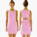 Lilly Pulitzer Dresses | Lilly Pulitzer Whiting Hotty Pink Ottoman Stripe Cutout Jersey Shift Dress; Xs | Color: Pink/White | Size: Xs
