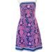 Lilly Pulitzer Dresses | Lilly Pulitzer Bowen Print Dress Southlake | Color: Blue/Pink | Size: 12
