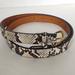 American Eagle Outfitters Accessories | American Eagle Outfitters Snake-Look Slim Belt | Color: Brown/Tan | Size: Medium