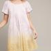 Anthropologie Dresses | Hd In Paris Ombre Chiffon Floral Swing Dress | Color: Pink/Yellow | Size: 8