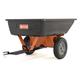 Agri-Fab 45-0533, 650-Pound Dump Cart, 10 cu. ft, Orange/Black