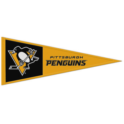 Pittsburgh Penguins 13x32 Wollwimpel – Primäres Logo Image