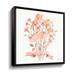 Winston Porter Romantic Blooms IV Romantic Blooms IV - Print on Canvas in Gray/Orange/Pink | 24 H x 24 W x 2 D in | Wayfair