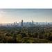 Ebern Designs Skyline Frankfurt Main 1 by - Wrapped Canvas Photograph Canvas in Blue/Brown/Green | 8 H x 12 W x 1.25 D in | Wayfair