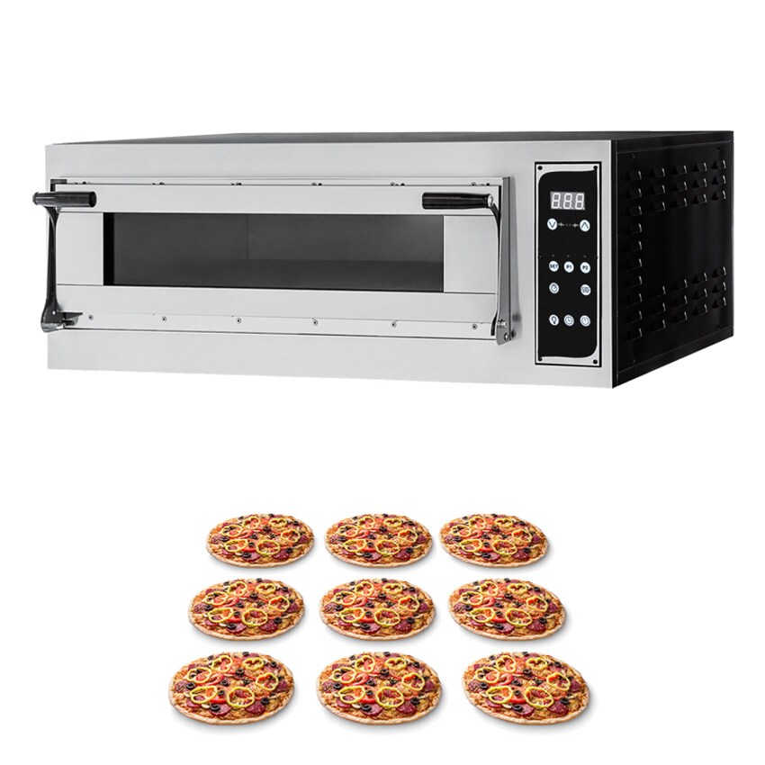 Pizzaofen Virtuoso Vollschamott digital - 1 Kammer 9 Pizzen Ø 350 mm Image