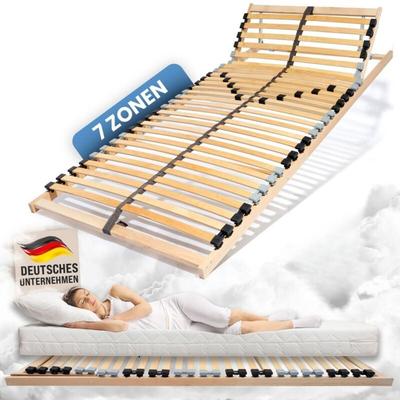 7-Zonen Lattenrost ergo k 90x190 Kopfteil verstellbar, 26 Leisten Selbstbausatz - Coemo Image