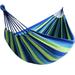 Camping Hammock Double & Single Portable Hammocks Great for Hiking Backpacking Hunting Outdoor Beach Campingï¼Œblue blue F43157