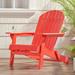 Christopher Knight Home Malibu Outdoor Acacia Wood Adirondack Chair by Red