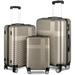3pcs Durable Luggage Sets with Spinner Wheels and TSA Lock