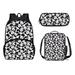 Suhoaziia Cute Panda School Bag 3 Pieces for Girls Teen Keep Warm Lunch Case&Large Pencil Box Bookbags with Front Pocket Set Durable Shoulder Backpacks