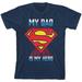 Youth Navy Superman Graphic T-Shirt