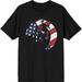 Unisex Black Batman Flag T-Shirt