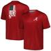 Men's Columbia Crimson Alabama Tide Terminal Tackle Omni-Shade T-Shirt