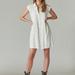 Lucky Brand Schiffley Shirtdress - Women's Clothing Dresses Shirt Midi Dress in Bright White, Size L