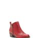 Lucky Brand Basel Bootie - Women's Accessories Shoes Boots Booties in Dark Red, Size 6.5