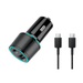 USB C Car Charger UrbanX 20W Car and Truck Charger For Motorola Moto G Stylus with Power Delivery 3.0 Cigarette Lighter USB Charger - Black Comes with USB C to USB C PD Cable 3.3FT 1M