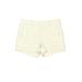 J.Crew Shorts: Ivory Stripes Bottoms - Women's Size 2 - Stonewash