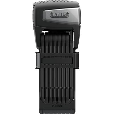 Faltschloss ABUS "Bordo 6500 ALARM /110 mit Bluetooth" Gr. 110, schwarz, Sicherheitsschlösser, 110, Stahl, L:110cm