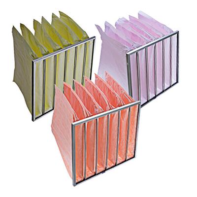 Koch Filter Multi-Sak Series S 24" x 24" x 30" MERV-15 6-Pocket Medium / High Efficiency Extended Surface Air Filter 209-106-130 - 5/Case