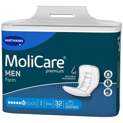 Molicare Premium Form MEN 6 Tropfen 32 St Einlagen Image