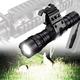 VASTFIRE Tactical Torch, 1250 Lumes White Light Torch Adjustable Focus LED Flashlight with Offset 20mm-21mm Rails Mount for Hog Coyote Coon Bobcat Raccoon Varmint Rabbit Night