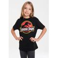 T-Shirt LOGOSHIRT "Jurassic Park Logo" Gr. 152, schwarz Mädchen Shirts T-Shirts