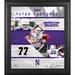 Peter Skoronski Northwestern Wildcats Framed 15" x 17" Stitched Stars Collage