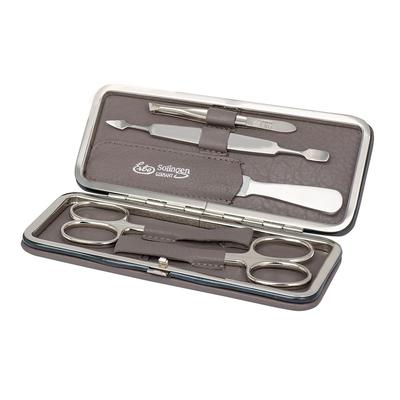 ERBE Siena Maniküre Set Bügel-Etui, 5-tlg. 5- teilig, Grau Image