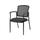 Lorell Breathable Mesh Guest Chair - Fabric Black Seat - Steel Black Frame - Black - 23' Width x 9' Depth x 32' Height