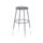 NATIONAL PUBLIC SEATING 6430H Round Stool, Height Range 31' to 39', Vinyl Gray