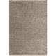 Tapis de salon en jute taupe 160x230 cm