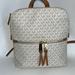 Michael Kors Bags | Authentic Mk Backpack | Color: Tan/White | Size: Os