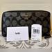 Coach Bags | Brand New Coach Black & Silver Wallet | Color: Black/Silver | Size: Os